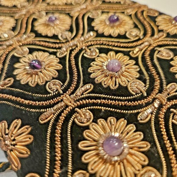 Embroidered Clutch - Timeless - Beautiful - 8IN Wide - Great Price! - Picture 2 of 7
